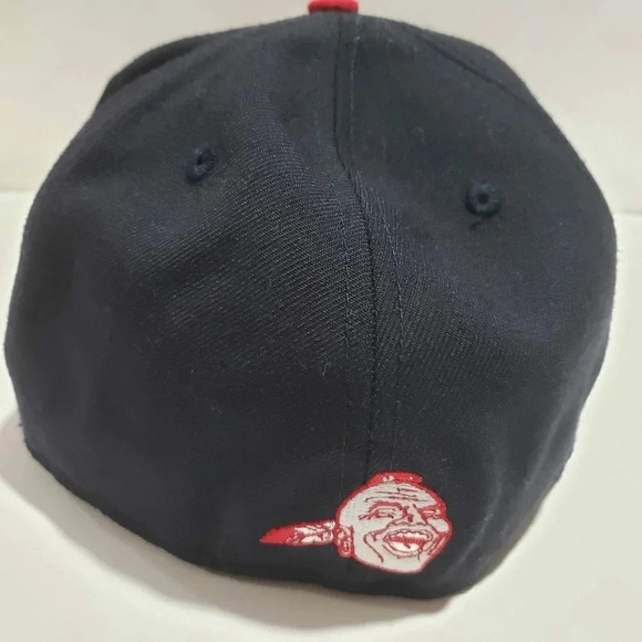 59Fifty/New Era Mens 7 3/8 Red/Black Atlanta  Braves Fitted Hat - Picture 4 of 6